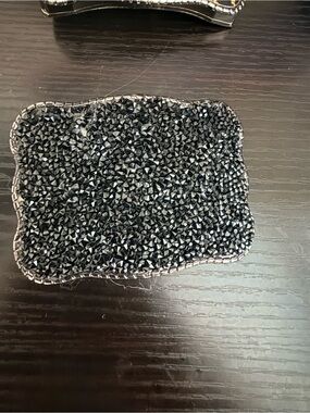 Black Beaded Wallet Buckle